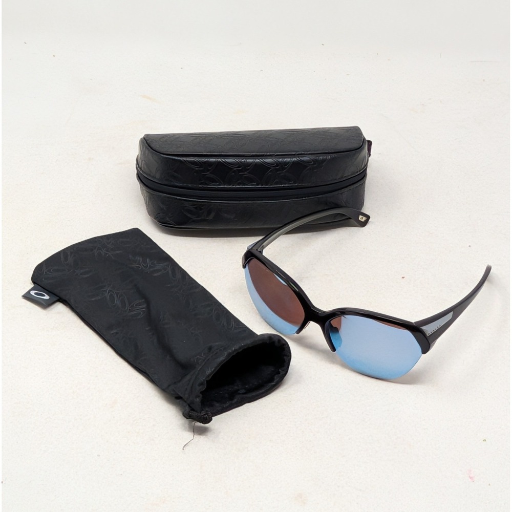 Oakley Trailing Point Sunglasses Black Prizm Sapphire Polarized OO9447-0665